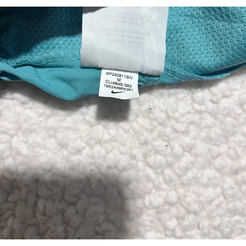 Nike Men's Swim Trunks Contend Volley Shorts Aqua Teal Size M CU4495-392 NWOT - Picture 11 of 11